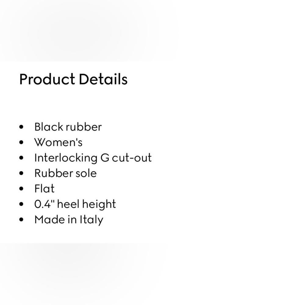 Gucci Black Interlocking G Slide Sandals - Picture 7 of 8